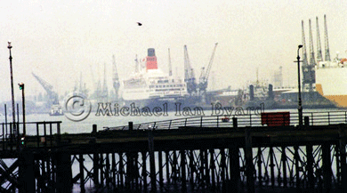 Queen Elizabeth at Berth 107